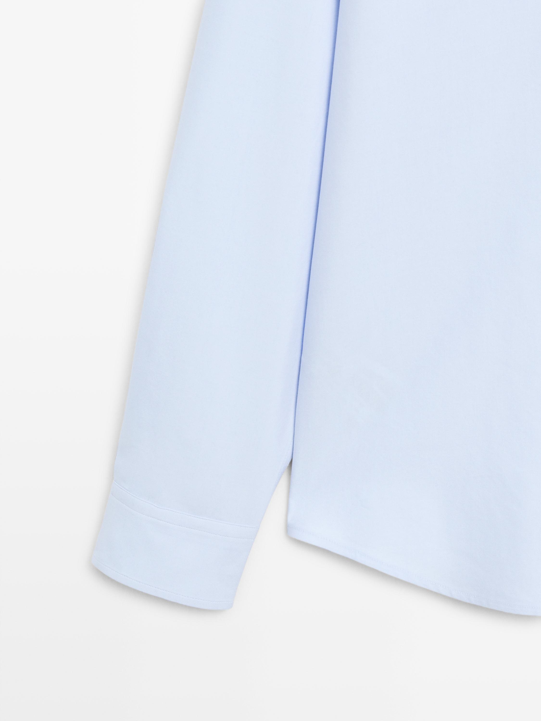 Chemise slim en coton